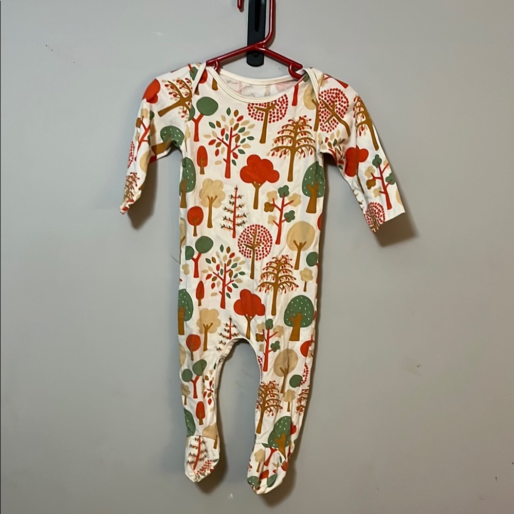 Kids Forest Print Footed Onesie by Winter Water Factory